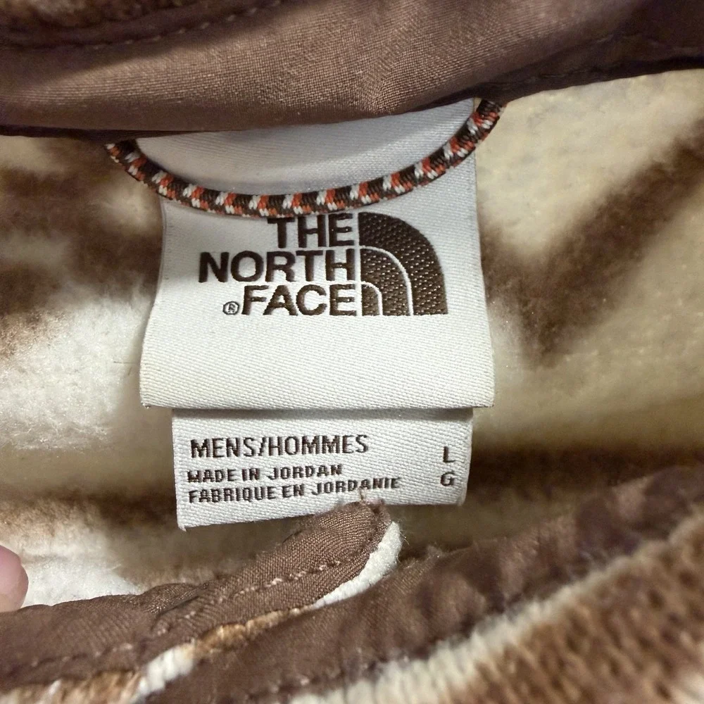 The North Face Gordon Lyons Shacket Mens‎ Sz L Aztec Printed Snap Button Fleece